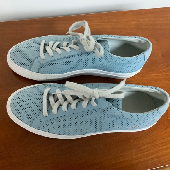 Common Projects Shoes - Woman by Common Projects shoes light blue size 36